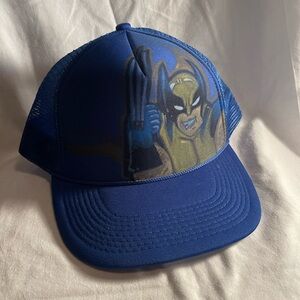 Blue Wolverine Snap Back Hat Adjustable